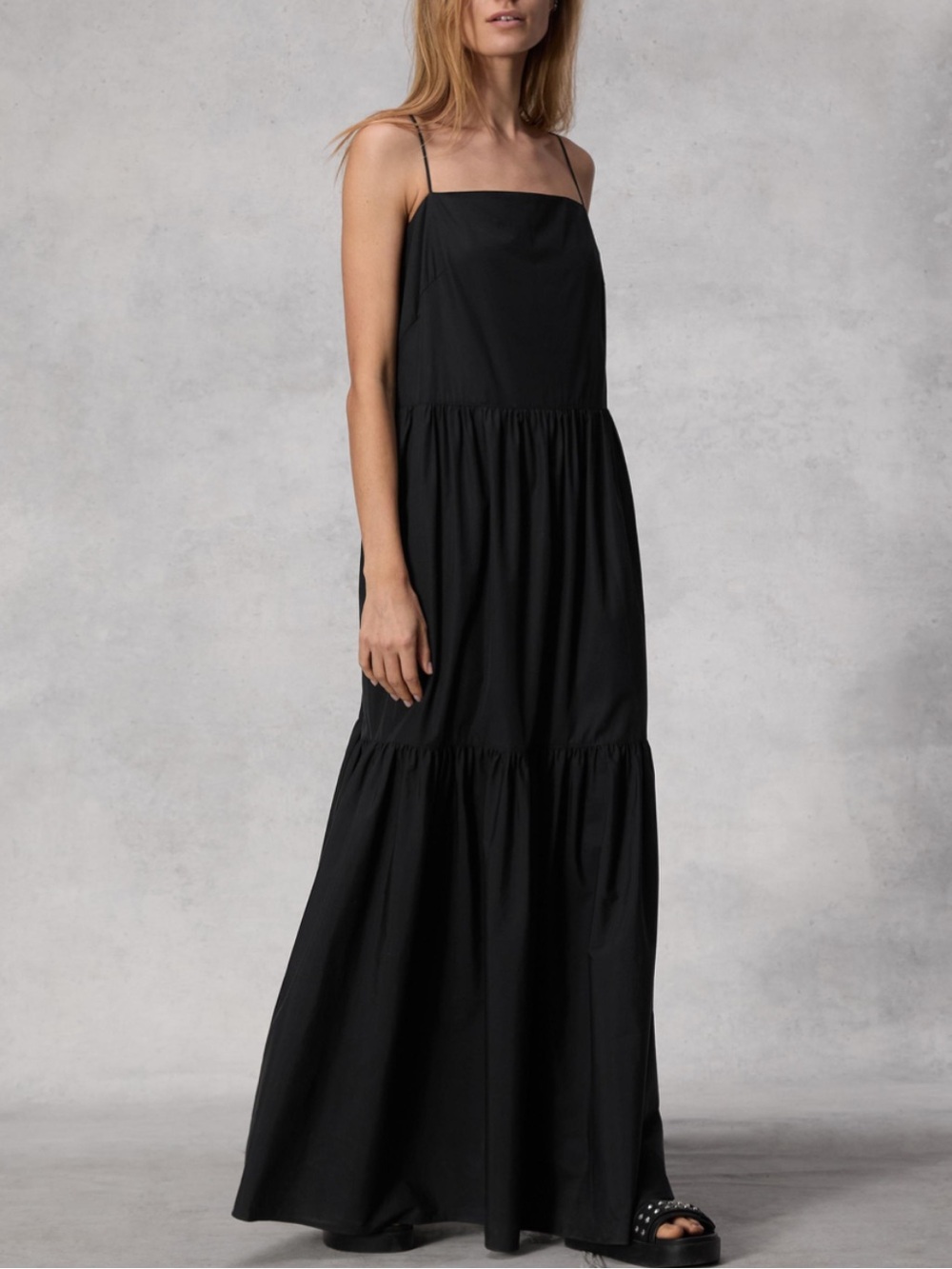 rag & bone Saige Poplin Maxi Dress